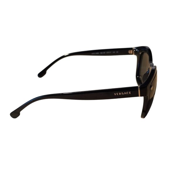 Versace Womens Black Oversized Sunglasses Mod. 4350 GB1/87 57-17-140 With UV Pro - Picture 1 of 9